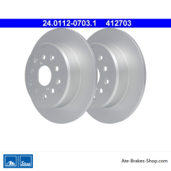 ATE Originale 2-teilige Bremsscheibe (24011207031) für Lexus