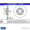 ATE Disco de freno original de 2 piezas (24011301221) para Ford