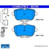ATE original brake pads (13046027802) for Mercedes-Benz