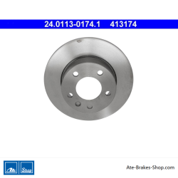 ATE Disque de frein original en 2 pièces (24011301741) pour Opel