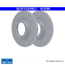 ATE Original-2-teilige Bremsscheibe (24011301951) für Chevrolet, Daewoo