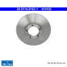 ATE Disco de freno original de 2 piezas (24011401031) para Ford