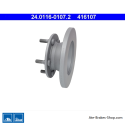 ATE Disco de freno original (24011601072) para Mercedes-Benz