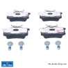 ATE pastillas de freno originales (13046027872) para Audi, Seat, Skoda, Volkswagen (VW)