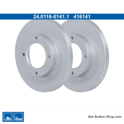 ATE Disco de freno original de 2 piezas (24011601411) para Piaggio