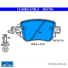 ATE originale Bremsbeläge (13046027902) für Audi, Seat, Skoda, Volkswagen (VW)