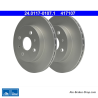 ATE Disco de freno original de 2 piezas (24011701071) para Daihatsu, Subaru
