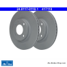 ATE Originele 2-delige remschijf (24011701101) voor Citroën, Mitsubishi, Peugeot
