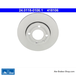ATE Disque de frein original en 2 pièces (24011801061) pour le siège, Volkswagen (VW)