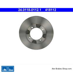 ATE Original 2 Pieces Brake Disk (24011801121) for Mitsubishi