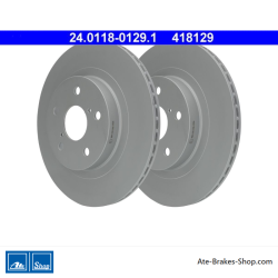 ATE Original 2 Pieces Brake Disk (24011801291) for Toyota