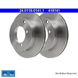 ATE Originale zweiteilige Bremsscheibe (24011801411) für Hyundai, Kia
