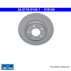 ATE Originale zweiteilige Bremsscheibe (24011801491) für Mazda
