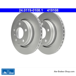 ATE Originale zweiteilige Bremsscheibe (24011901081) für BMW