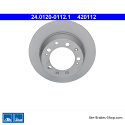 ATE Disque de frein original en 2 pièces (24012001121) pour Porsche