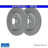 ATE Original 2 Pieces Brake Disk (24012001221) for Volvo
