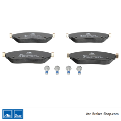 ATE original brake pads (13046027982) for Fiat, Nissan, Opel, Renault
