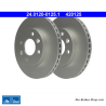 ATE Originale zweiteilige Bremsscheibe (24012001251) für Nissan, Renault