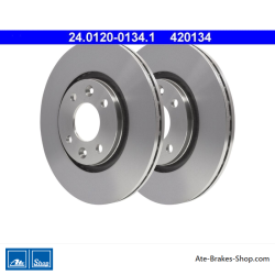 ATE Original 2 Pieces Brake Disk (24012001341) for Renault