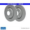 ATE Original 2 Pieces Brake Disk (24012001371) for Audi