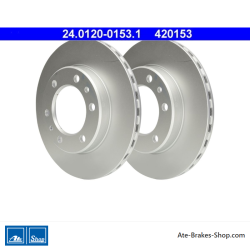 ATE Originale zweiteilige Bremsscheibe (24012001531) für Toyota
