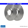 ATE Disco de freno original de 2 piezas (24012001661) para Hyundai
