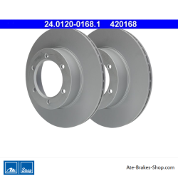 ATE Originale zweiteilige Bremsscheibe (24012001681) für Toyota, Volkswagen (VW)