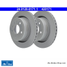 ATE Disque de frein original en 2 pièces (24012001711) pour Opel