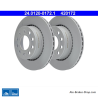 ATE Disco de freno original de 2 piezas (24012001721) para Audi