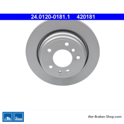 ATE Disque de frein original en 2 pièces (24012001811) pour BMW
