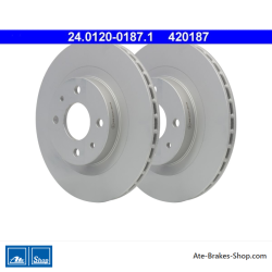ATE Original-2-teilige Bremsscheibe (24012001871) für Lada