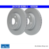 ATE Disco de freno original de 2 piezas (24012002081) para Mercedes-Benz
