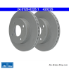 ATE Originale zweiteilige Bremsscheibe (24012002251) für Nissan, Suzuki