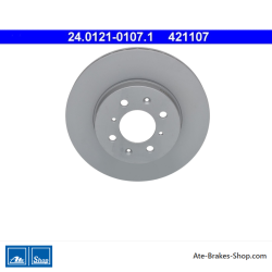 ATE Disque de frein original en 2 pièces (24012101071) pour Honda, Rover