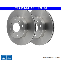 ATE Disco de freno original de 2 piezas (24012101101) para Rover