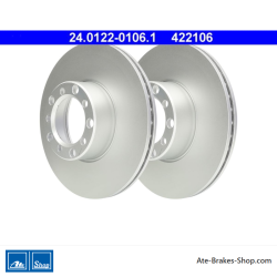 ATE Original 2 Pieces Brake Disk (24012201061) for Mercedes-Benz