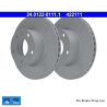 ATE Disco de freno original de 2 piezas (24012201111) para BMW