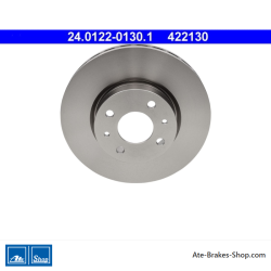 ATE Disque de frein original en 2 pièces (24012201301) pour Alfa Romeo, Fiat, Lancia