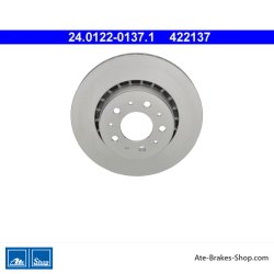 ATE Original 2 Pieces Brake Disk (24012201371) for Volvo