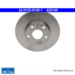 ATE Disque de frein original en 2 pièces (24012201491) pour Renault