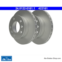 ATE Original 2 Pieces Brake Disk (24012201611) for Mercedes-Benz, Volkswagen (VW)