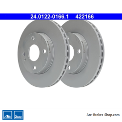 ATE Disque de frein original en 2 pièces (24012201661) pour Mazda