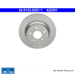 ATE Disco de freno original de 2 piezas (24012202011) para Mercedes-Benz