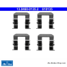 ATE Originele remblok-accessoirekit (13046001352) voor Chevrolet, Hyundai, Opel