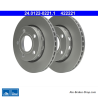ATE Disque de frein original en 2 parties (24012202211) pour Audi, Volkswagen (VW)