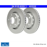 ATE Disque de frein original en 2 pièces (24012202221) pour Audi, Volkswagen (VW)