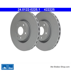 ATE Original 2 Pieces Brake Disk (24012202251) for Alfa Romeo