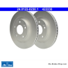 ATE Original 2 Pieces Brake Disk (24012202301) for Mitsubishi