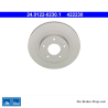 ATE Disco de freno original de 2 piezas (24012202301) para Mitsubishi