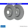 ATE Disco de freno original de 2 piezas (24012202341) para Lancia